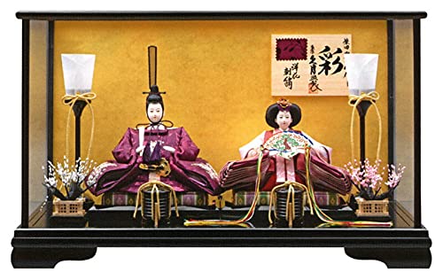 Amazon | 雛人形 久月 ひな人形 雛 ケース飾り 親王飾り 柴田家千代作